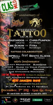 National Tattoo War 2nd anniversary of Crazy Tatto