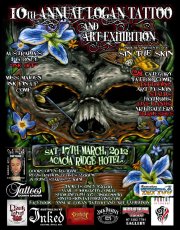 10th ANNUAL LOGAN TATTOO AND ART EXHIBITION