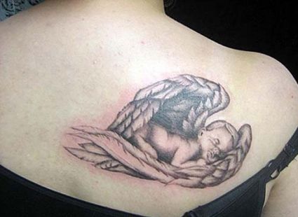 Angel Baby Tat Design