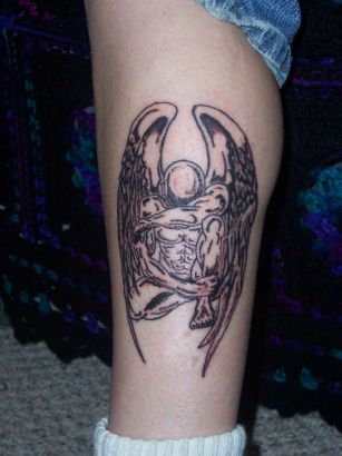 Angel Tats Pics On Leg