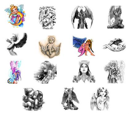 Angels Tattoos Gallery