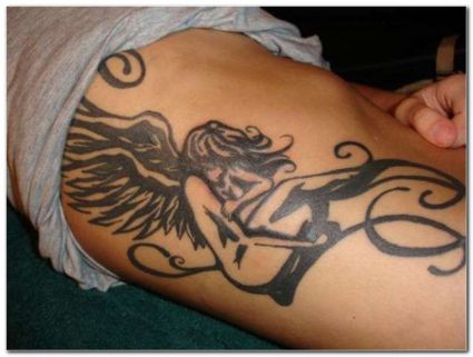 Angel Tats Inked In Black