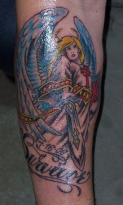 Angel Tats Image On Hand