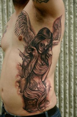 Angel Tats Design For Man