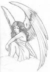 angel girl free tattoos