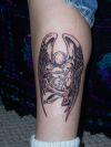 angel tats pics on leg