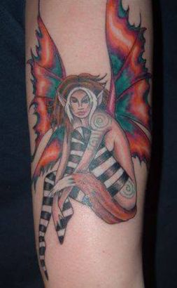 Fairy Tats Designs On Arm