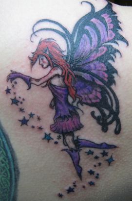 Fairy Tattoo On Back