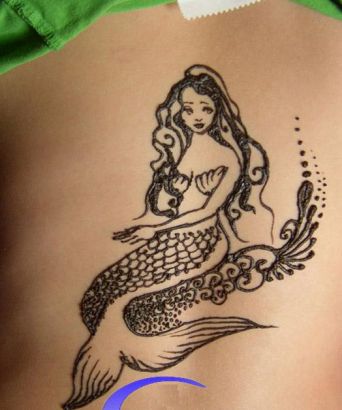 Water Fairy Tattoo Design