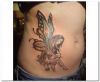 fairy tats design on stomach