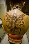 Fairy tattoo image on back