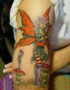 fairy pics tattoo on arm