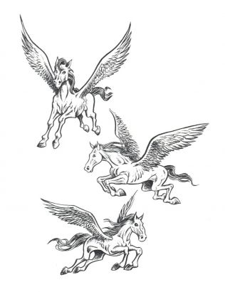 Unicorn Free Tattoos Pic