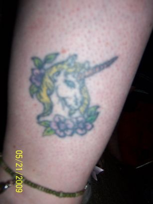 Unicorn Head Tats Design