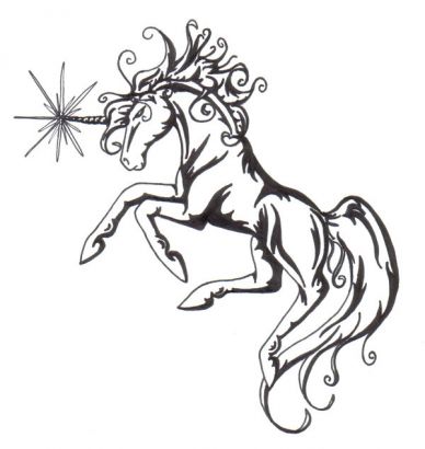 Unicorn on Homework by Ryua on DeviantArt | Unicorn tattoo designs, Unicorn  tattoos, Horse tattoo