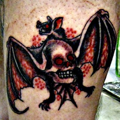 Bat Tats With Scull