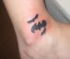 bat tattoo pics on ankle