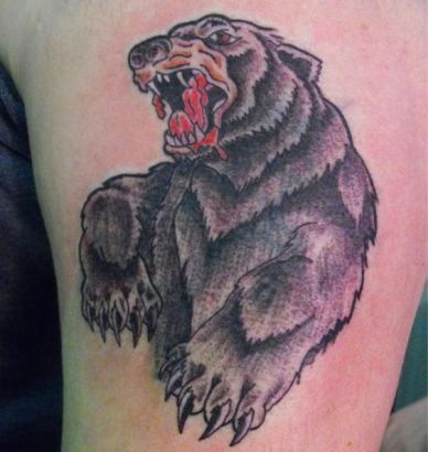 Bear Arm Tattoo