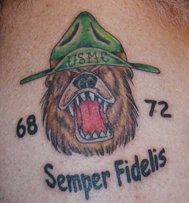 Bear Head Tattoo 