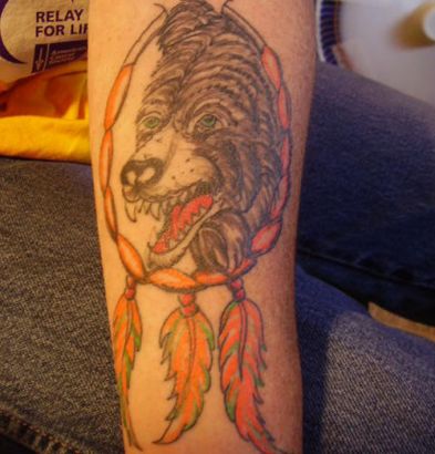 Bear Head Tattoos Design