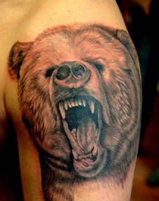 Bear Pic Tattoo