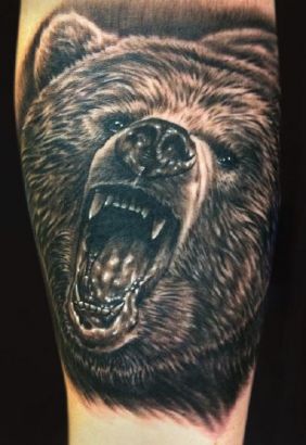 Bear Head Tattoo Imges