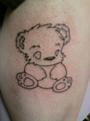 Teddy bear temporary tattoos - Ducky Street