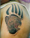 bear and claw tattoo