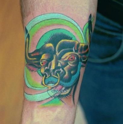 Bull Head Tats Design