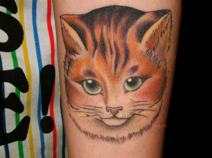 Cat Face Tattoo Pics