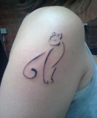 Tribal Cat Images Tattoo