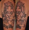 cat pic tattoo on arm