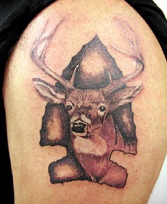 Deer Image Tattoo