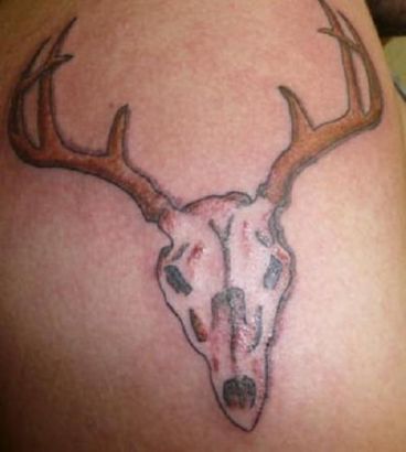 Deer Skull Tattoo Pics