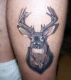 deer head tattoo pic
