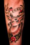 deer tattoo pic