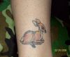 small deer tattoo pic 