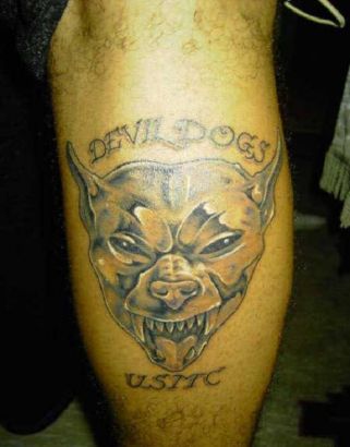 Devil Dog Tattoo