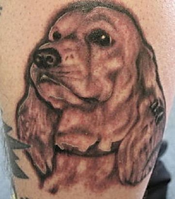 Dog Head Tattoos Pics