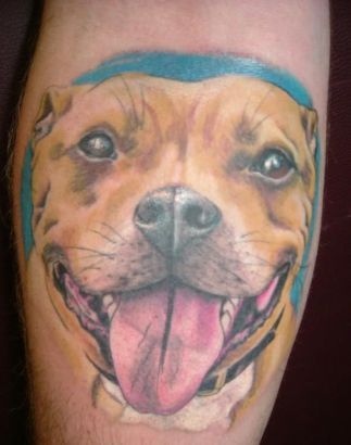 Dog Head Tattoos Picture