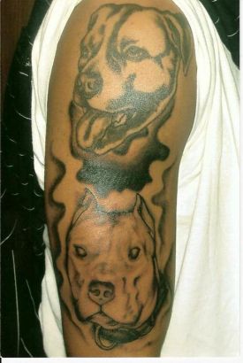 Dog Head Tattoo Picture