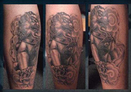 Foo Dog Tattoos Pic