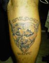 devil dog tattoo