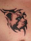 dog head pictures tattoo