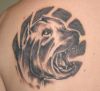 dog head tattoo pictures