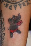funny elephant tattoo