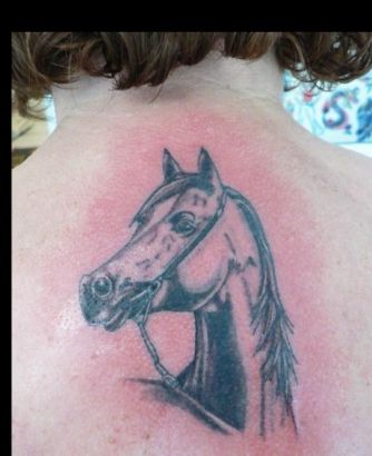 Horse Head Tats Designs