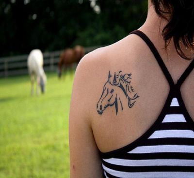 Temporary Tattoo 2 Horse Wrist Tattoos - Etsy