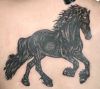 running horse tattoo