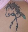 horse head pic tattoo